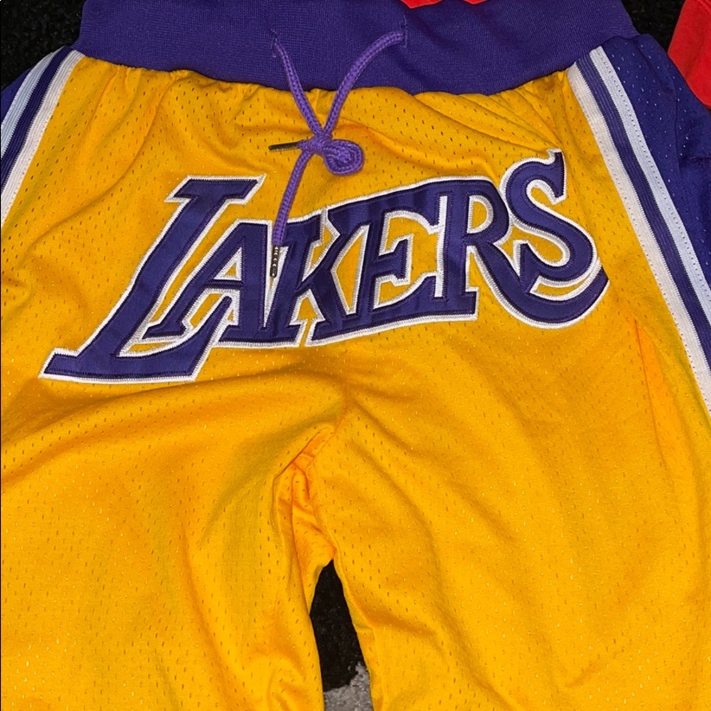 Just Don Lakers Basketball Shorts